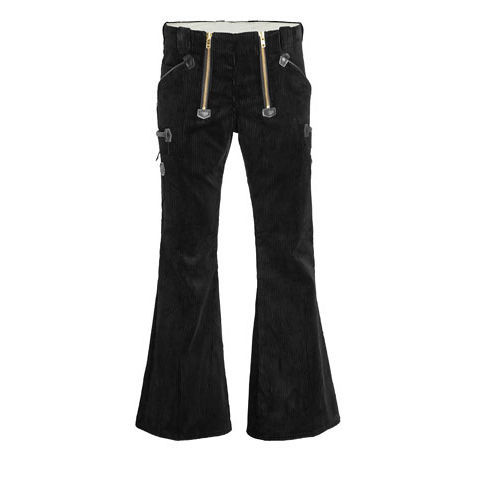 Pantalone da lavoro - GUSTAV - FHB ORIGINAL GMBH & CO. KG - in pelle / in ecopelle / nero
