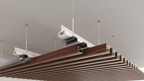 Controsoffitto in profilato di alluminio - BATTENS LIGHT   - ForMe - a doghe / per ufficio / per sala conferenze