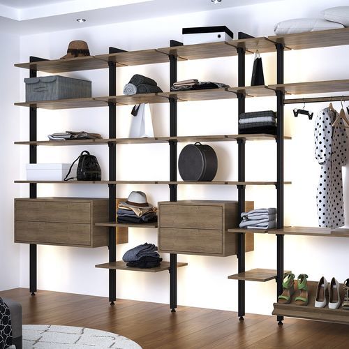 Mensola - KITLEEFT11 - SEED - contemporaneo / in metallo / in legno