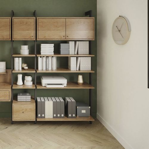 Mensola - KITLEEFT20 - SEED - contemporaneo / in metallo / in legno