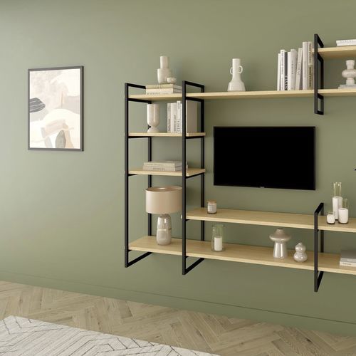 Mensola - KITAIRGOLNOG11 - SEED - contemporaneo / in metallo / in legno