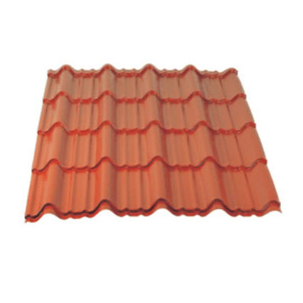 Copertura in lastra a falde - ROOFTILE - KAMARIDIS GLOBALWIRE GROUP - in acciaio / aspetto tegola / ondulata