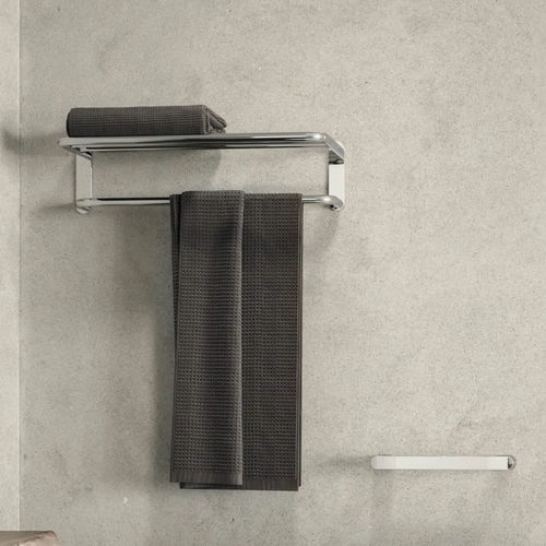 Portasalviette a 1 barra - Wynk - HOSPISTYLE COMPANY ITALY - da parete / in acciaio cromato / per hotel