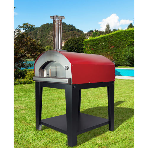 Forno a pizza per uso residenziale - PIU' TRECENTO - Rossofuoco Srl - a gas / a legna / a libera installazione