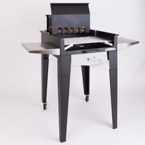 Barbecue a carbonella - WOOD UP - Rossofuoco Srl - a legna / con rotelle / da appoggio