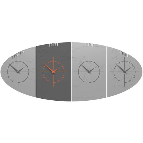 Orologio contemporaneo - Sydney - Calleadesign snc di L. Callea e C - a muro / analogico / in legno