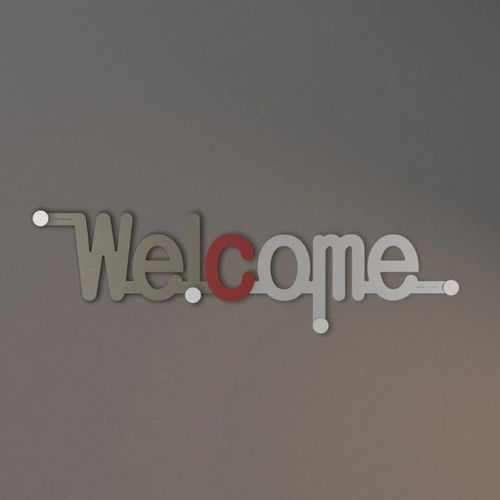 Appendiabiti a muro - Welcome - Calleadesign snc di L. Callea e C - contemporaneo / in legno / in MDF