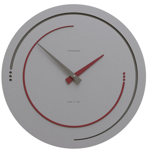 Orologio contemporaneo - Sonar - Calleadesign snc di L. Callea e C - a muro / analogico / in alluminio