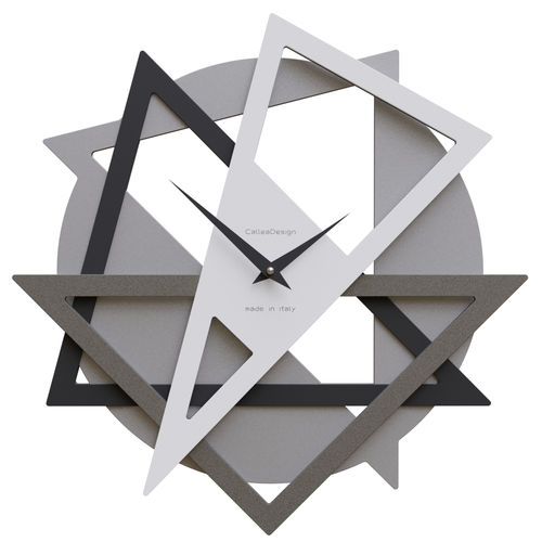 Orologio design originale - Geolo - Calleadesign snc di L. Callea e C - a muro / analogico / in alluminio
