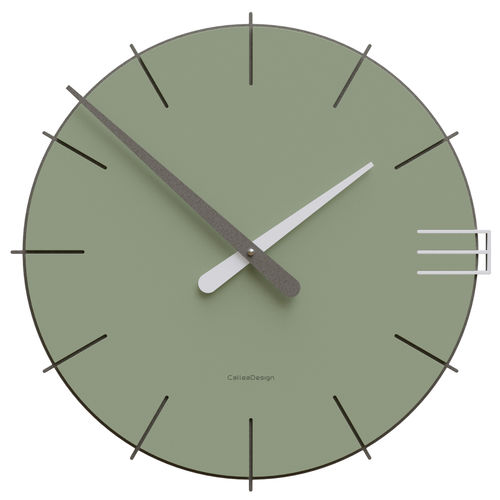 Orologio contemporaneo - Mike - Calleadesign snc di L. Callea e C - a muro / analogico / in alluminio