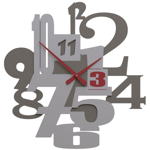 Orologio design originale - Kirsten - Calleadesign snc di L. Callea e C - a muro / analogico / in alluminio