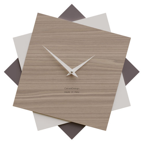 Orologio contemporaneo - Foy 60 - Calleadesign snc di L. Callea e C - a muro / analogico / in legno