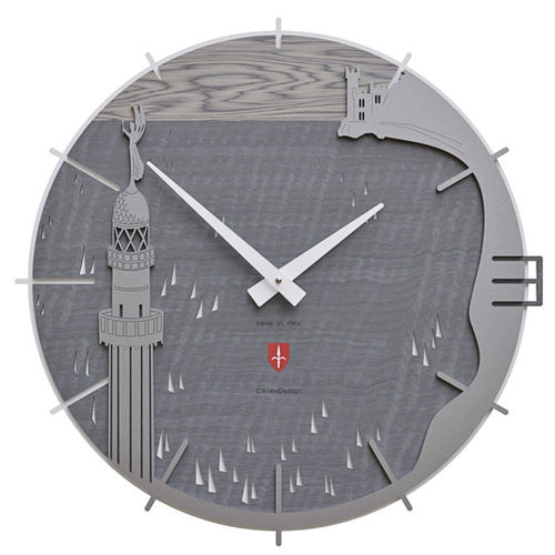 Orologio contemporaneo - Trieste - Calleadesign snc di L. Callea e C - a muro / analogico / in legno
