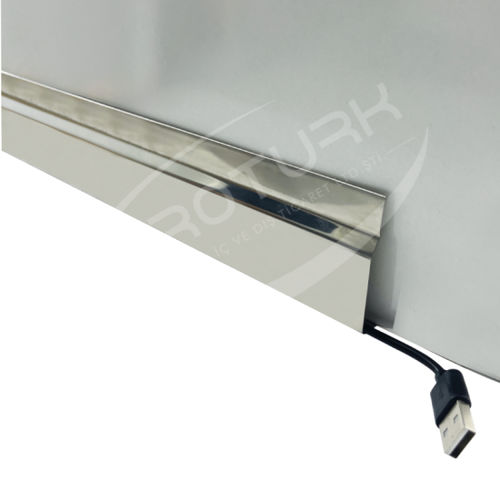 Battiscopa dorato - Proturk Profil Sanayi İç ve Dış Ticaret Ltd.Ştı. - grigio / in metallo / rettangolare