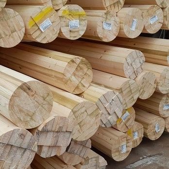 Pilastro in pino - Woodspars - in acacia / in abete / in douglas