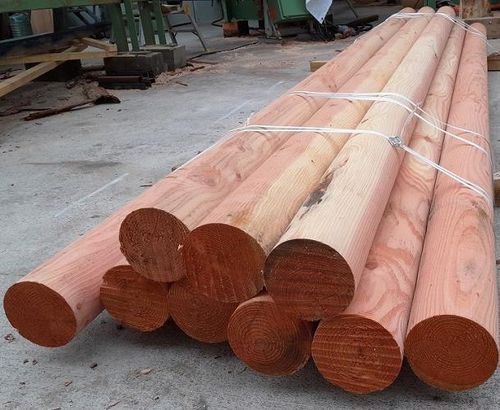 Pilastro in legno - Woodspars - lamellare / rotondo / strutturale