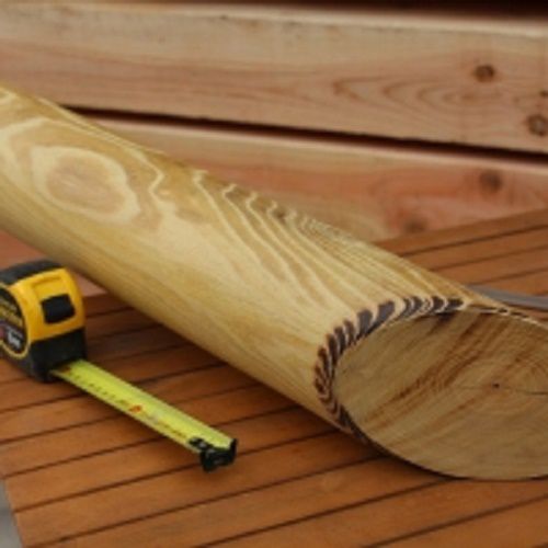 Pilastro in castagno - MONOLITH - Woodspars - in legno / massello / rotondo