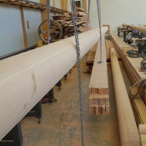 Colonna in legno esotico - Woodspars - in legno / in legno / ad alta densità