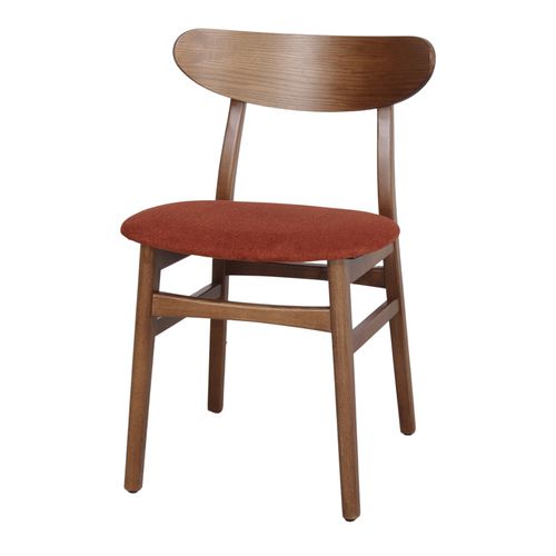 Sedia design scandinavo - BURIAL - MisterWils - da interno / in tessuto / con supporto in frassino