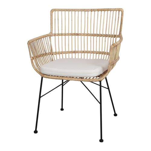 Sedia design scandinavo - NASSAU - MisterWils - da interno / in rattan / in fibra naturale