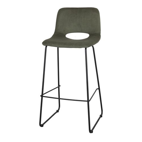 Sedia alta contemporanea - MULER - MisterWils - da interno / in tessuto / con supporto in acciaio