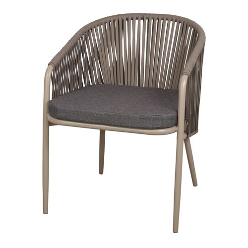 Sedia design scandinavo - RIALTO - MisterWils - da giardino / da interno / in tessuto