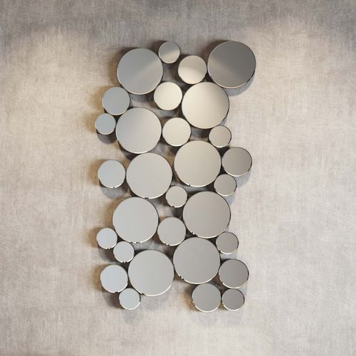 Specchio a muro - Kadu - Itamoby - design originale / rotondo / nero