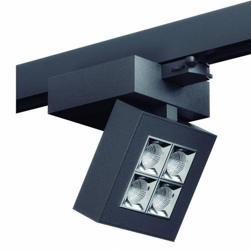 Faretti a binario LED - LENS-2 - CELUX ILUMINACIÓN - quadrato / in metallo / contract
