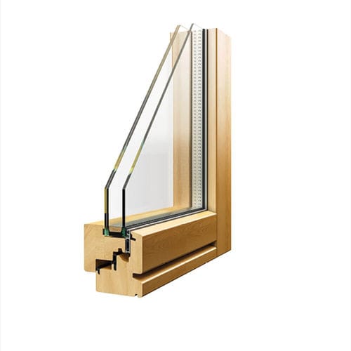 Finestra in vetro - VISUAL - Caiframe - in legno / ad anta ribalta / alzante-scorrevole