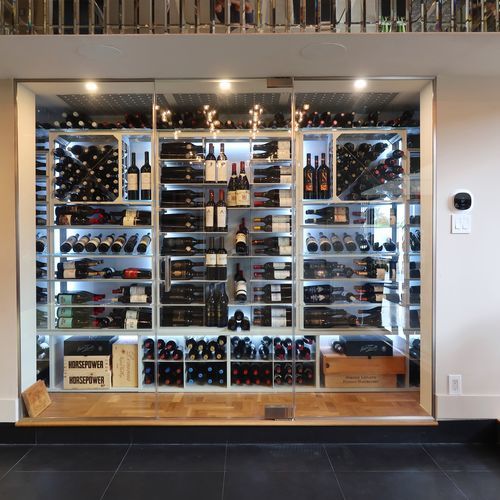 Cantinetta di servizio - FOSS - Dragon Cellars S.L - da incasso / in vetro / vetrata