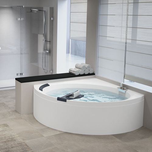 Vasca da bagno d'angolo - DIVINA C - NOVELLINI - per ambiente abitativo / in acrilico / contemporanea