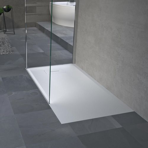Piatto doccia rettangolare - NOVOSOLID - NOVELLINI - da incasso / ultrapiatto / in pietra naturale