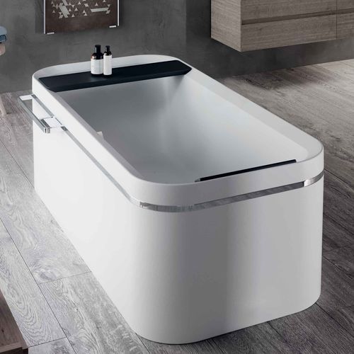 Vasca da bagno da appoggio - DIVINA F - NOVELLINI - integrata / per ambiente abitativo / in acrilico