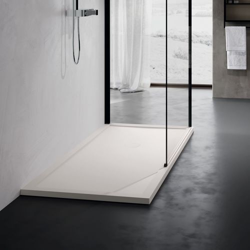 Piatto doccia rettangolare - OLYMPIC PLUS - NOVELLINI - rialzato / in acrilico / antiscivolo
