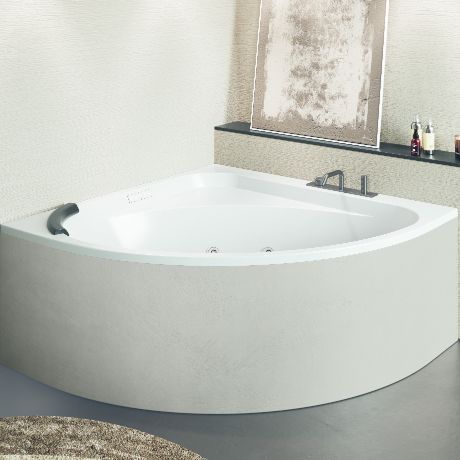 Vasca da bagno d'angolo - STYLE C - NOVELLINI - per ambiente abitativo / ad uso professionale / in acrilico