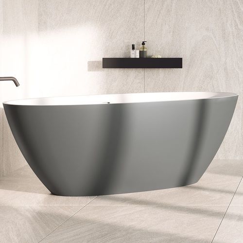 Vasca da bagno ovale - SAND - NOVELLINI - ad isola / per ambiente abitativo / in resina