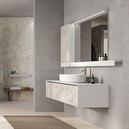 Mobile da bagno contemporaneo - LAB39 series - NOVELLINI - per uso residenziale / per uso contract / in alluminio