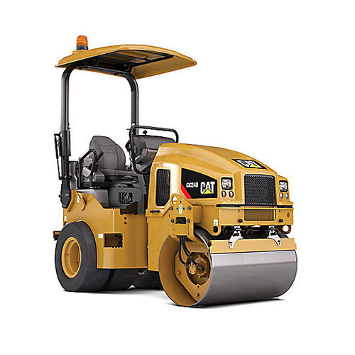 Rullo compattatore tandem - CC24B - CATERPILLAR - a vibrazione