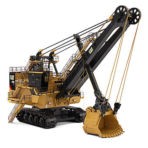 Escavatore cingolato - 7495 HD - CATERPILLAR - a cavo / per cantiere / elettrico