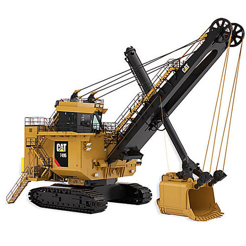 Escavatore cingolato - 7495 HYDRACROWD - CATERPILLAR - a cavo / per cantiere / elettrico