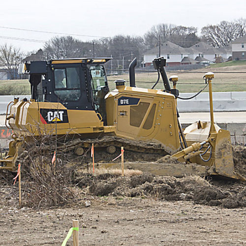 Bulldozer cingolato - D7E - CATERPILLAR