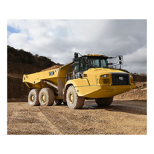 Camion ribaltabile articolato -  730 - CATERPILLAR - gommato / per cantiere