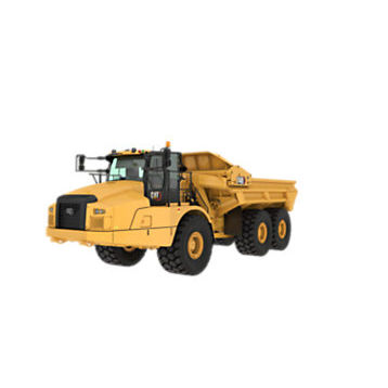 Camion ribaltabile articolato - 740 EJ - CATERPILLAR - gommato / per cantiere / diesel