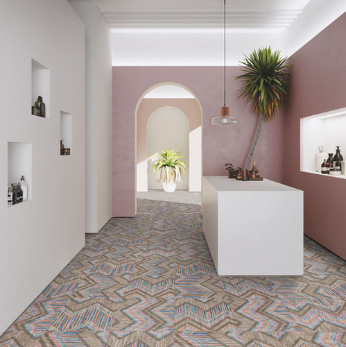 Piastrella flessibile in sughero - MYSAGA²  - Gerflor - Contract Sport & Contract Flooring - in vinile / opaca / strutturata