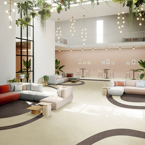 Pavimento acustico - MARMORETTE 15 DB  - Gerflor - Contract Sport & Contract Flooring - in sughero / in linoleum / da interno