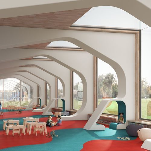 Pavimento in linoleum - MARMORETTE  - Gerflor - Contract Sport & Contract Flooring - da interno / per ufficio / educativo