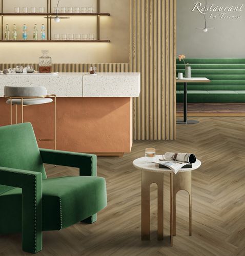 Pavimento in vinile - CREATION 55 HERRINGBONE  - Gerflor - Contract Sport & Contract Flooring - da interno / per soggiorno / per ufficio