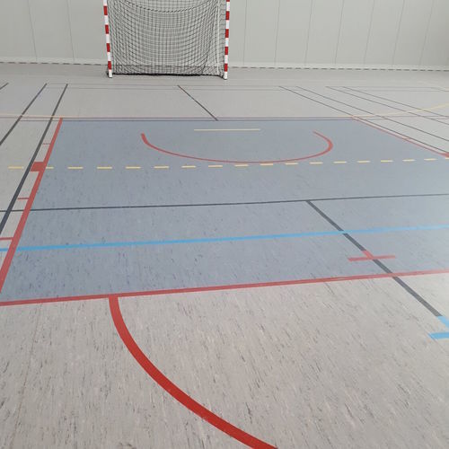Pavimentazione sportiva da interno - MARMORETTE  - Gerflor - Contract Sport & Contract Flooring - in linoleum / per sale polivalenti / di lunga durata