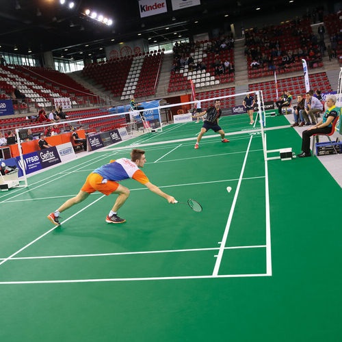 Pavimentazione sportiva portatile - TARAFLEX® BADMINTON - Gerflor - Contract Sport & Contract Flooring - da interno / in vinile / in fibra di vetro
