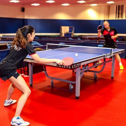 Pavimentazione sportiva da interno - TARAFLEX TABLE TENNIS 6.2     - Gerflor - Contract Sport & Contract Flooring - in vinile / in composito armato di fibra di vetro / per sale polivalenti